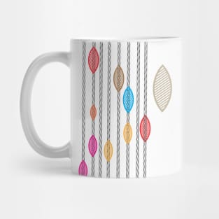 Autumn abstract leaves Mug